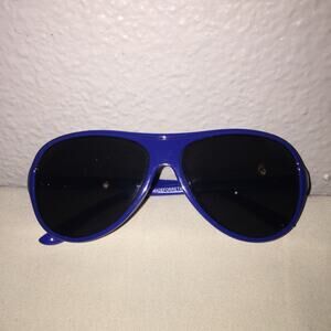 Children's Kid's Blue Aviator Sunglasses Sun Glasses *Used In Good Condition*